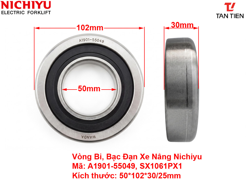 Vòng Bi Xe Nâng Nichiyu A1901-55049